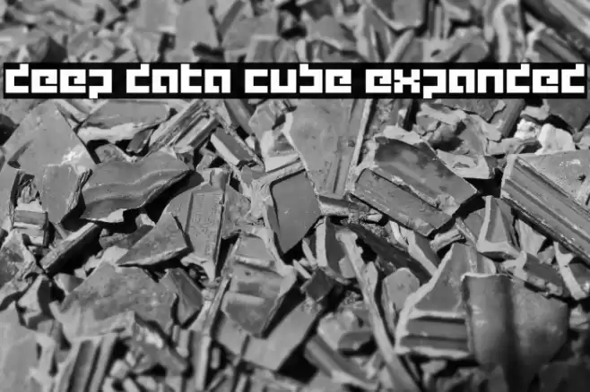 deep data cube expanded Font examples