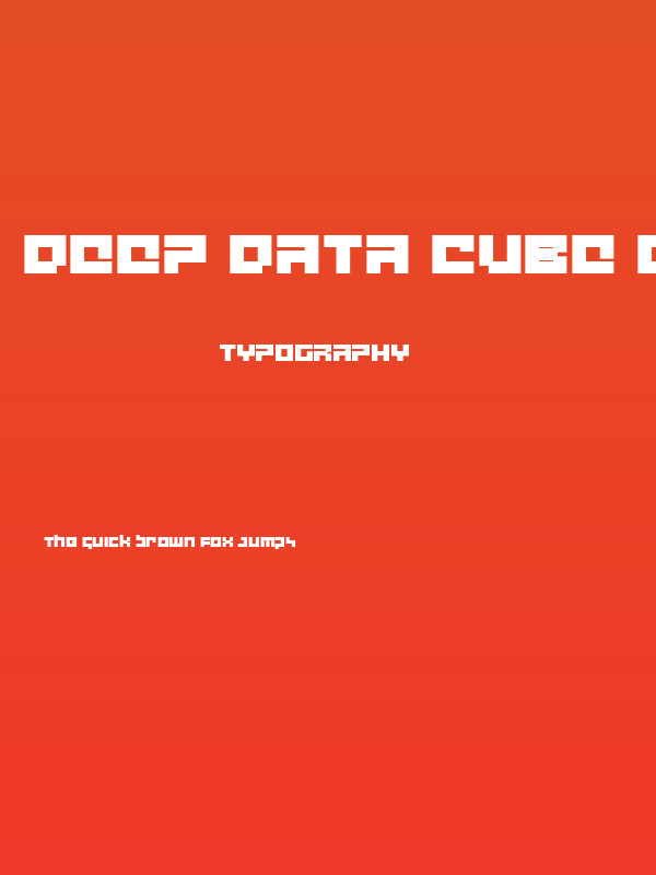 deep data cube expanded Poster