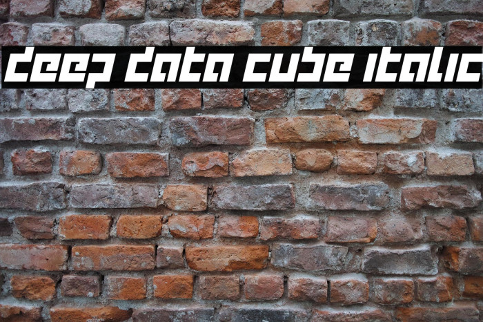 deep data cube italic Example 3