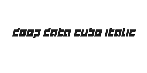 deep data cube italic Logo