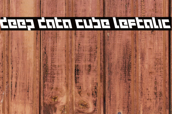 deep data cube leftalic Example 3