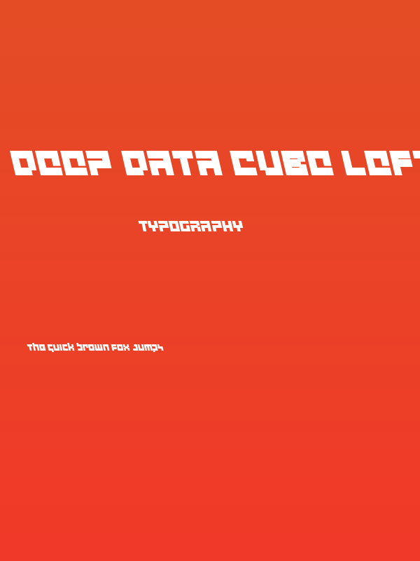 deep data cube leftalic Poster