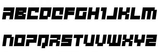 deep data cube semi-italic Caratteri MAIUSCOLE