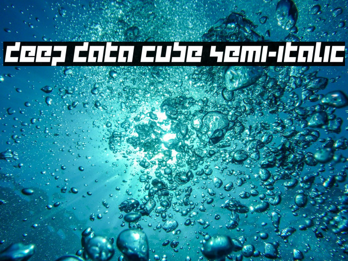 deep data cube semi-italic Example 1