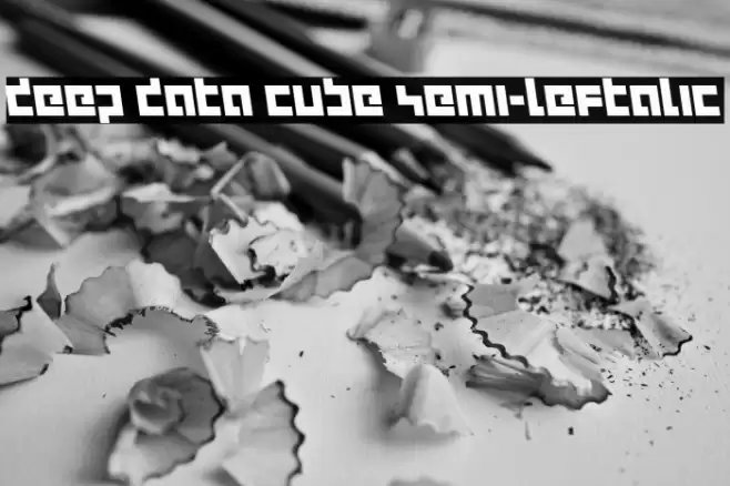 deep data cube semi-leftalic خط examples