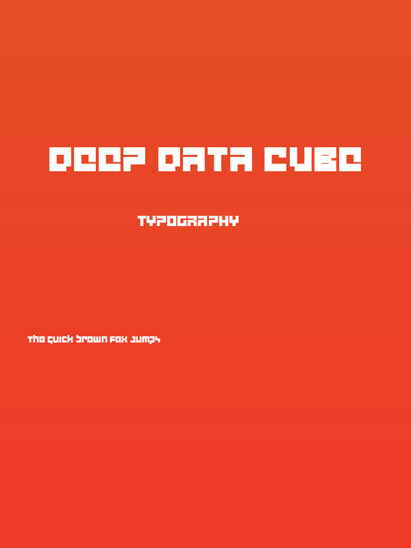 deep data cube Poster