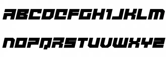 deep data expanded italic Schriftart Groß