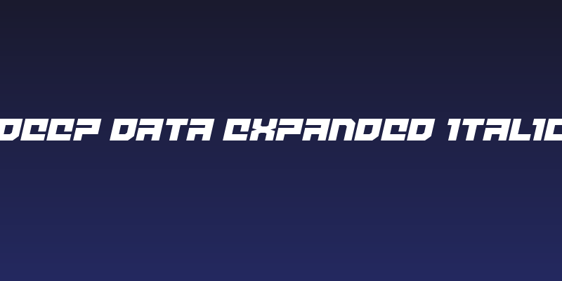 deep data expanded italic Social Header