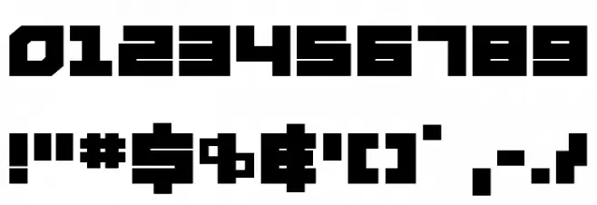 deep data expanded Шрифта ДРУГИЕ символов