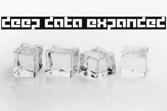 deep data expanded Font examples