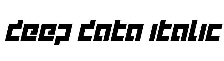 deep data italic  नि: शुल्क फ़ॉन्ट्स डाउनलोड