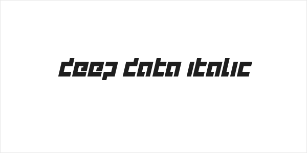 deep data italic Logo