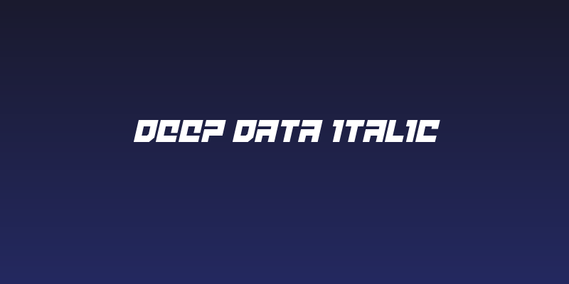 deep data italic Social Header