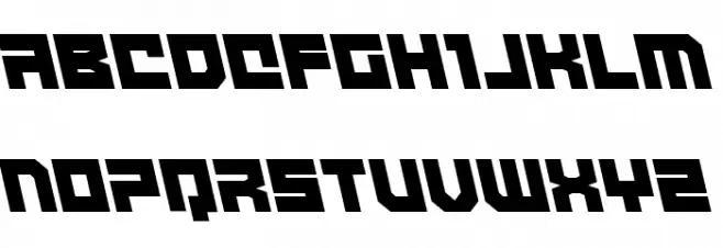 deep data leftalic Schriftart Groß