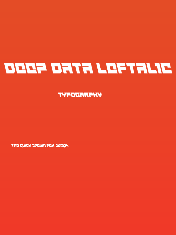 deep data leftalic Poster