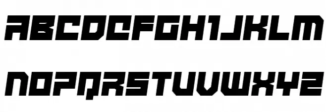 deep data semi-italic خط أحرف كبيرة