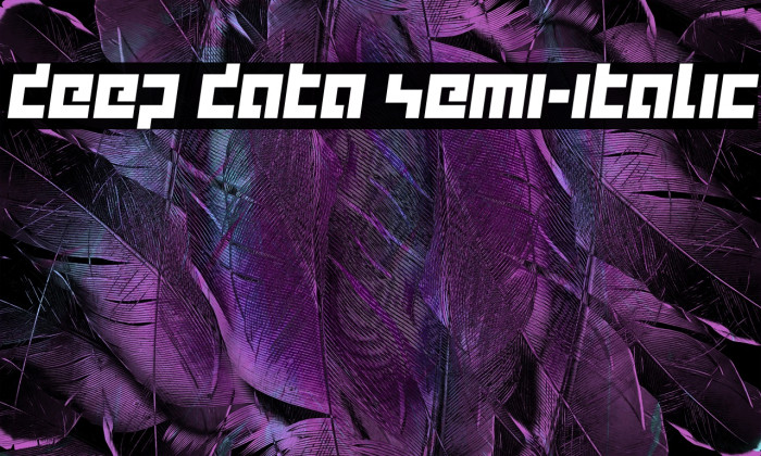 deep data semi-italic Example 1