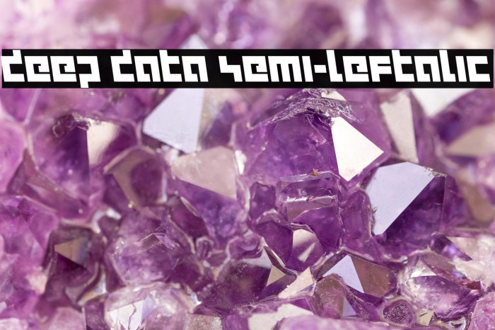 deep data semi-leftalic Example 1