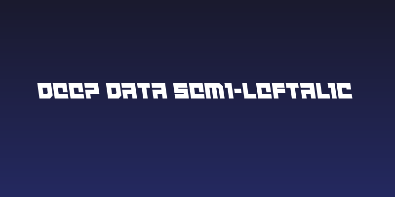 deep data semi-leftalic Social Header