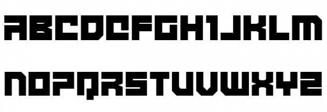 deep data Font UPPERCASE