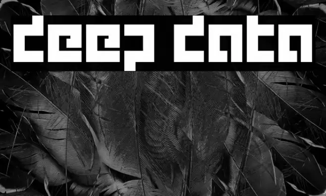 deep data Font examples