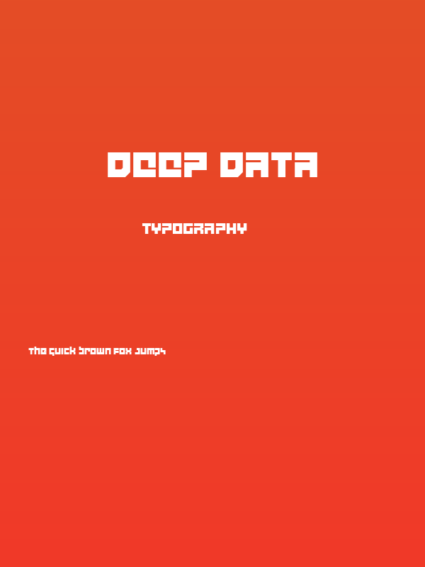 deep data Poster