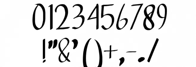 deep forest Regular Font OTHER CHARS