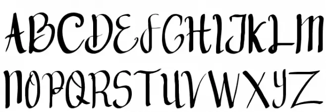 deep forest Regular Шрифта ВЕРХНИЙ