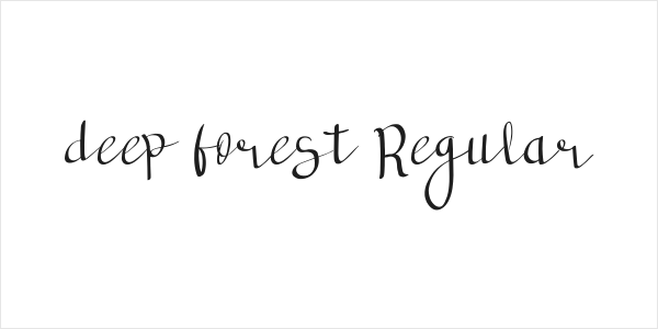 deep forest Regular Logo