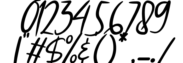 defarina Bold Italic Font OTHER CHARS