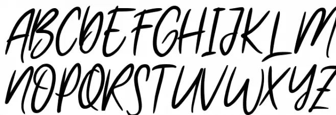 defarina Bold Italic फ़ॉन्ट अपरकेस