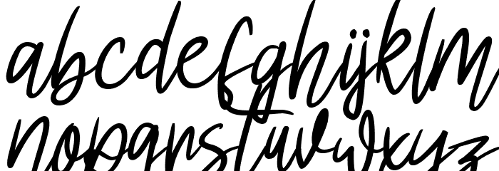 defarina Bold Italic Font LOWERCASE