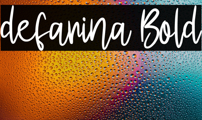 defarina Bold Example 3