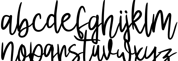 defarina Bold Font LOWERCASE