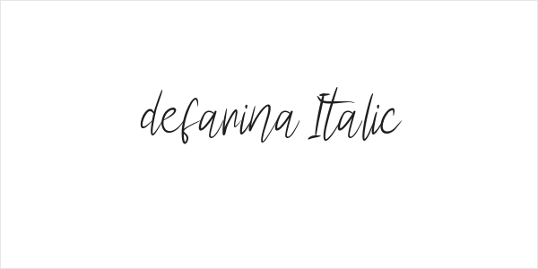 defarina Italic Logo