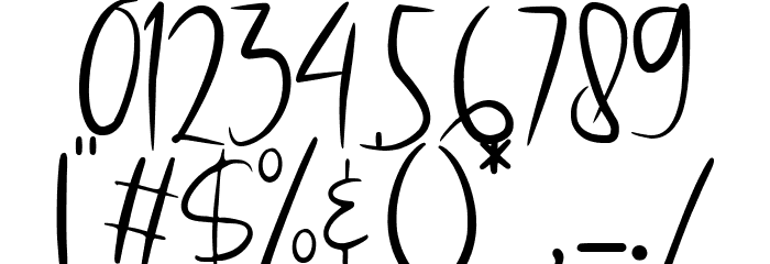 defarina Font OTHER CHARS