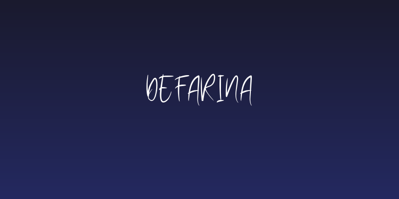 defarina Social Header