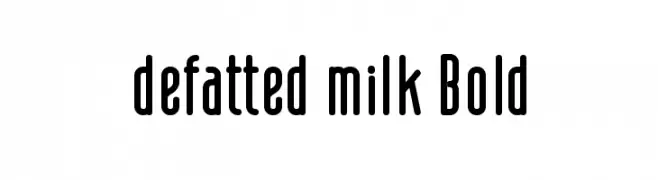 defatted milk Bold 