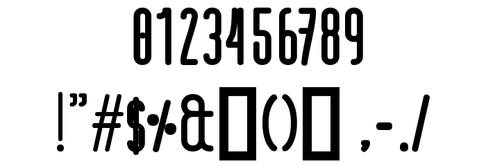 defatted milk Bold フォント その他の文字