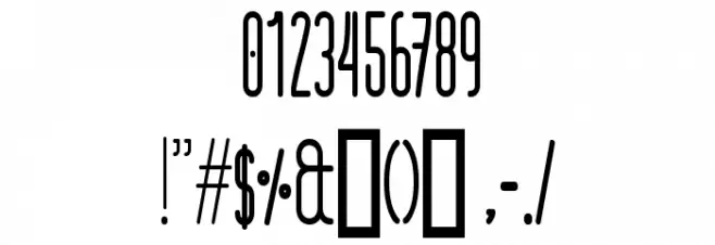 defatted milk Condensed Font OTHER CHARS