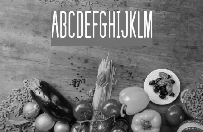 defatted milk Condensed Font examples