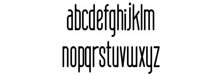 defatted milk Condensed Font LOWERCASE