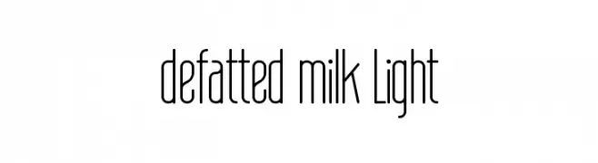 defatted milk Light 