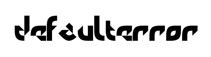 defaulterror  免费字体下载