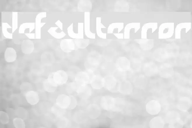 defaulterror Font examples