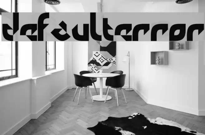 defaulterror Font examples