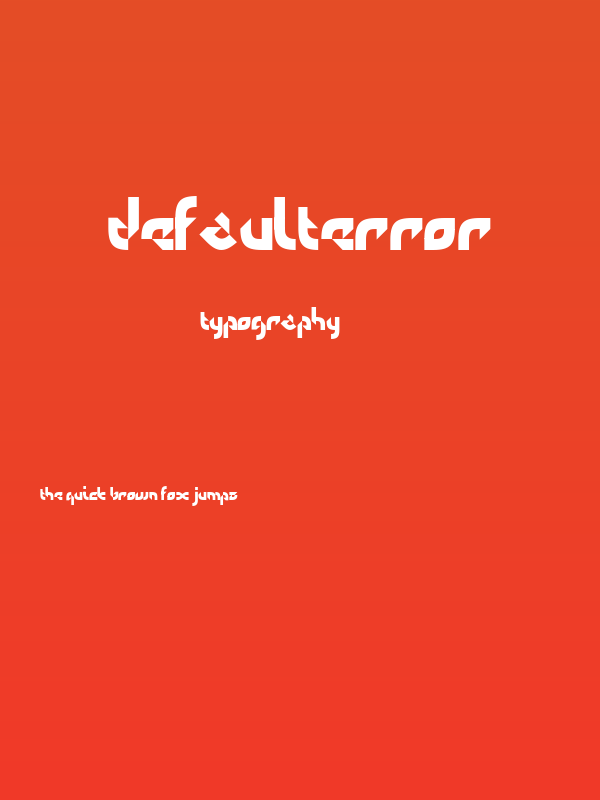 defaulterror Poster
