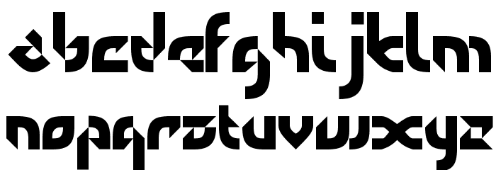 defaulterror Font LOWERCASE