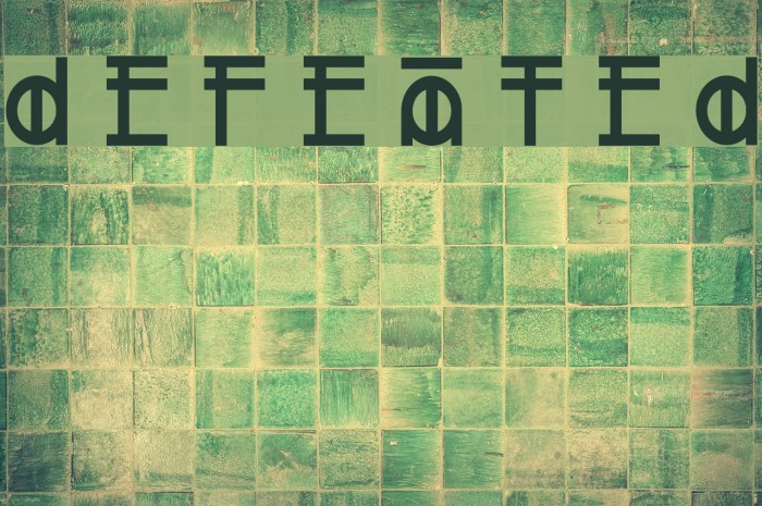 defeated Font examples