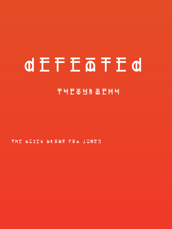 defeated Poster